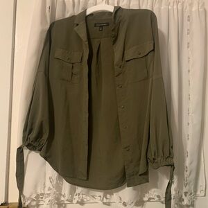 Banana Republic Khaki Green Top